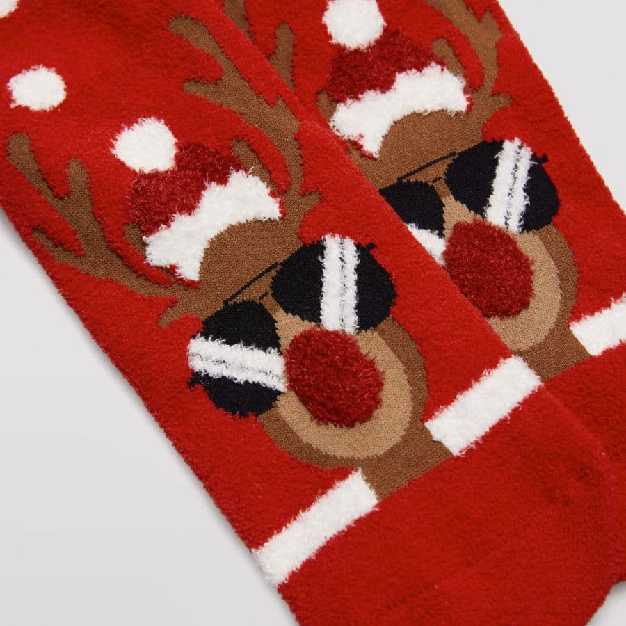 Calcetines hombre antideslizantes, especial navidad, ysabel mora.