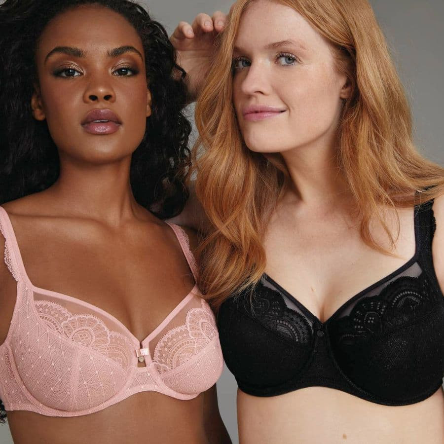 minimizer bra, underwired, non padded, selma. rosa faia.