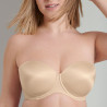 Sujetador sin tirantes con relleno, padded de rosa faia. Sujetador sin tirantes con relleno, padded de rosa faia.