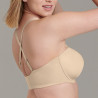Sujetador sin tirantes con relleno, padded de rosa faia. Sujetador sin tirantes con relleno, padded de rosa faia.
