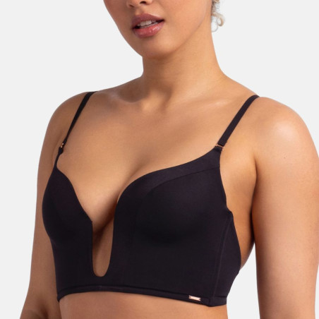 Low-cut bra, non Wired, Padded, essensual, dorina.
