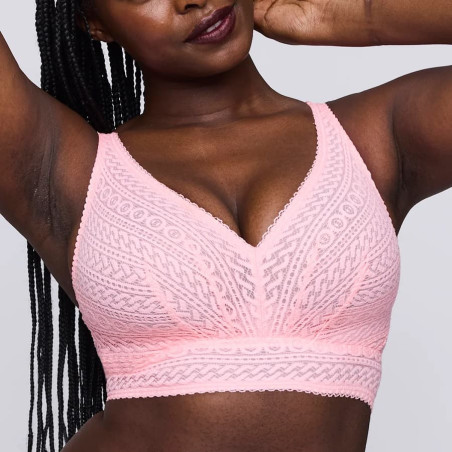 Minimizer bralette, non wired, non padded, montara, primadonna.
