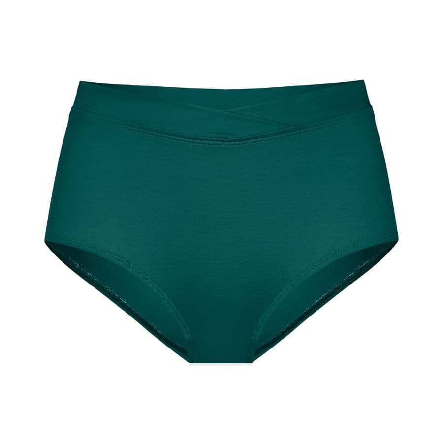 Braga bikini de talle alto tejido liso, mali de dorina.