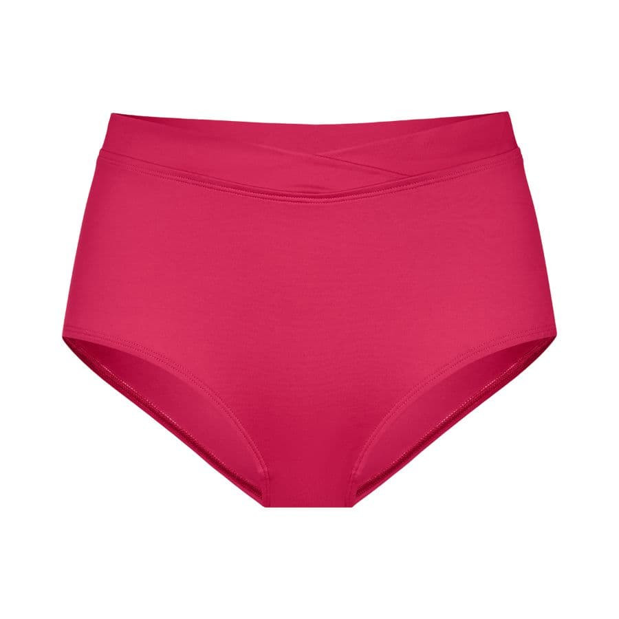 Braga bikini de talle alto tejido liso, mali de dorina.