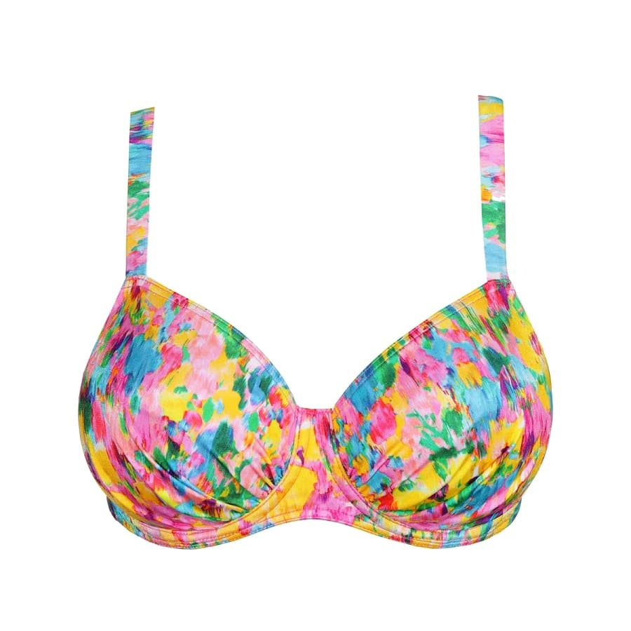 Copa bikini reductora estampada, ubud de primadonna swim.