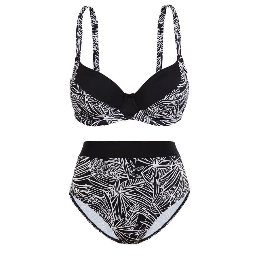 Bikini top + bikini full briefs, seychelles, sans complexe.