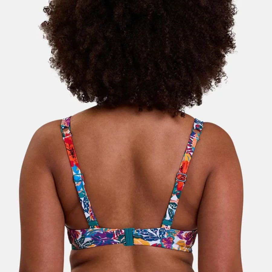 Bikini top + bikini full briefs, curaçao, sans complexe.