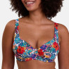Bikini top + bikini full briefs, curaçao, sans complexe. Bikini top + bikini full briefs, curaçao, sans complexe.