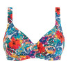 Bikini top + bikini full briefs, curaçao, sans complexe. Bikini top + bikini full briefs, curaçao, sans complexe.