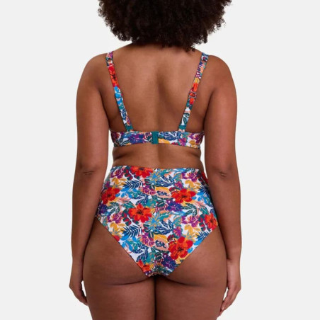 Bikini top + bikini full briefs, curaçao, sans complexe.