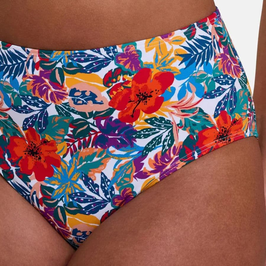 Bikini top + bikini full briefs, curaçao, sans complexe.