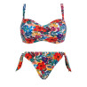 Strapless bikini top + bikini briefs waist ropes, sans complexe. Strapless bikini top + bikini briefs waist ropes, sans complexe.