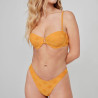 Strapless bikini top + brazilian bikini briefs, gisela.