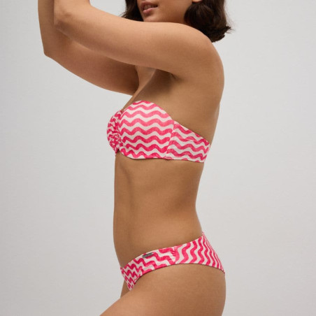 Push up bikini top + brazilian bikini briefs, ysabel mora.