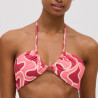 Conjunto bikini bandeau, copa b, sin aros y relleno fino extraíble, arosa, ysabel mora. Conjunto bikini bandeau, copa b, sin aros y relleno fino extraíble, arosa, ysabel mora.