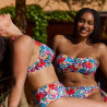 Strapless bikini top + bikini briefs waist ropes, sans complexe. Strapless bikini top + bikini briefs waist ropes, sans complexe.