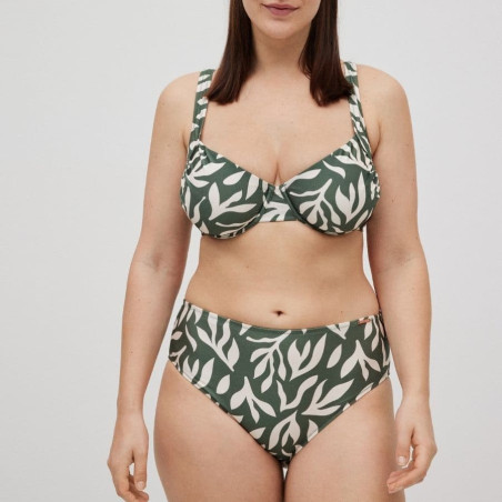 Minimizer bikini top + shaping bikini full briefs, ysabel mora.