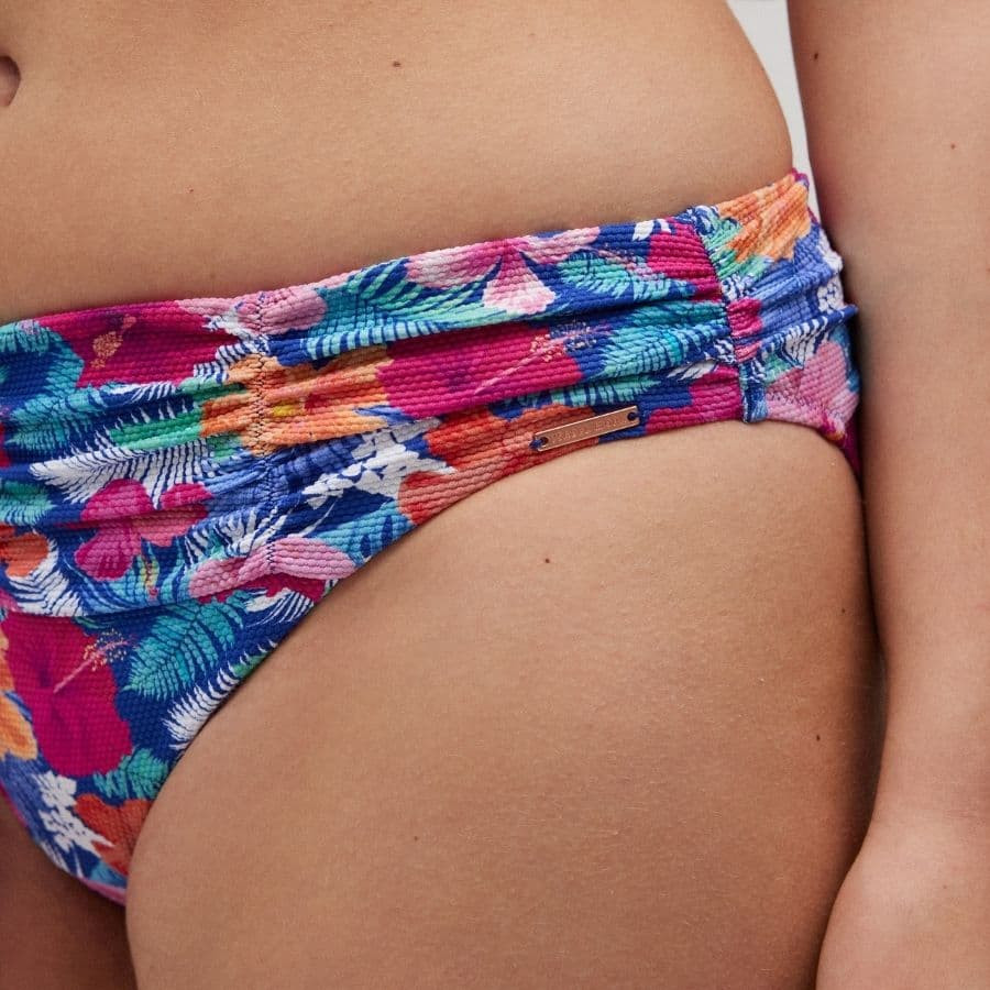 Strapless bikini top + shaping bikini briefs, ysabel mora.