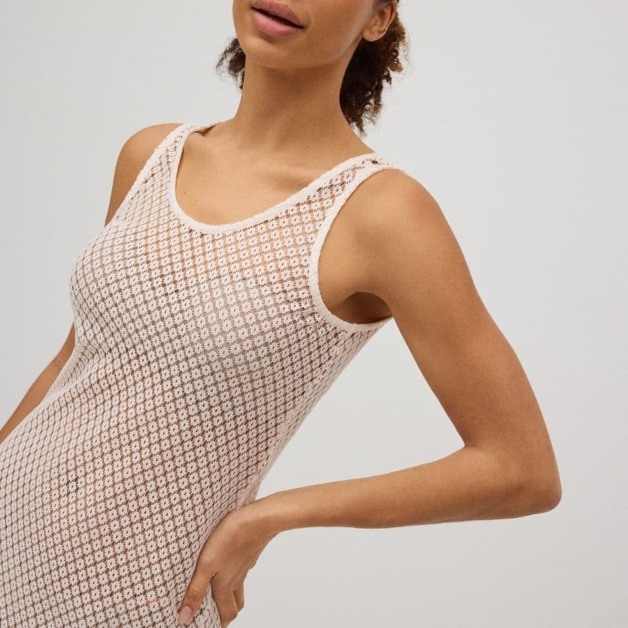 Openwork dress, ysabel mora.