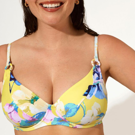Bikini top + bikini full briefs, sirena, promise.