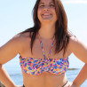 Copa bikini bandeau estampada, singular swim. Copa bikini bandeau estampada, singular swim.
