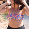 Copa bikini bandeau estampada, singular swim. Copa bikini bandeau estampada, singular swim.