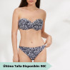 strapless bikini top and bikini briefs, ysabel mora.