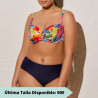 bikini top + bikini full briefs, ysabel mora.
