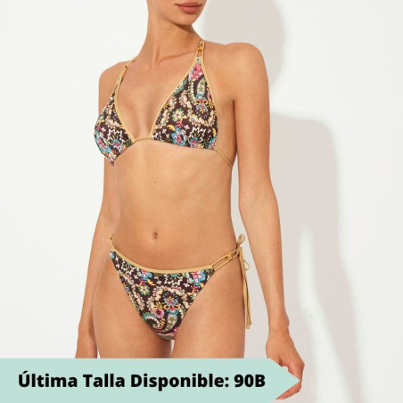 Triangle bikini top + brazilian bikini briefs, arena, promise.