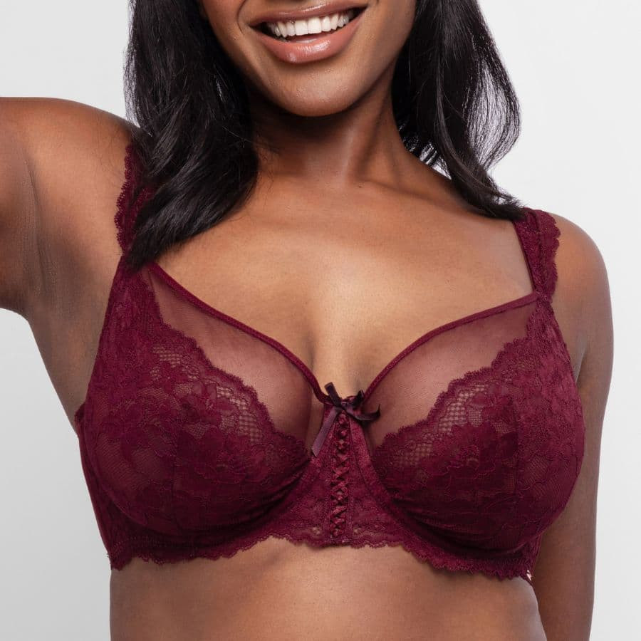 Full cup bra, underwired, non padded, lyra satin, dorina.