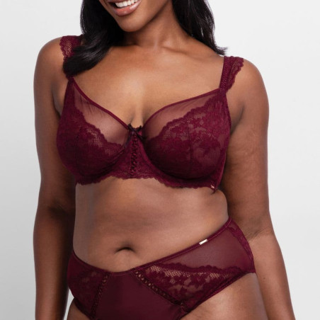 Full cup bra, underwired, non padded, lyra satin, dorina.