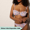 Strapless bikini top + brazilian bikini briefs, ysabel mora.