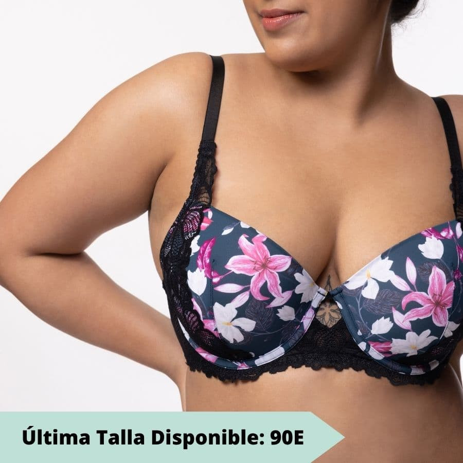 sujetador capacidad, aros y relleno, magnolia de dorina.
