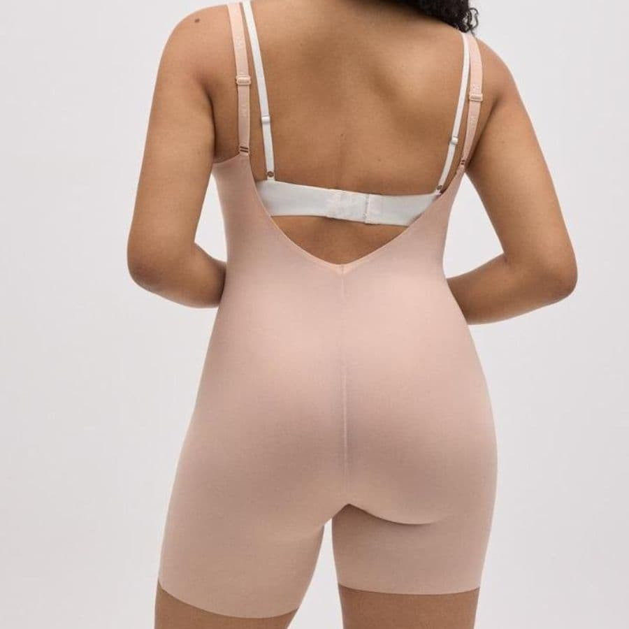 Open-bust bodysuit, ysabel mora.