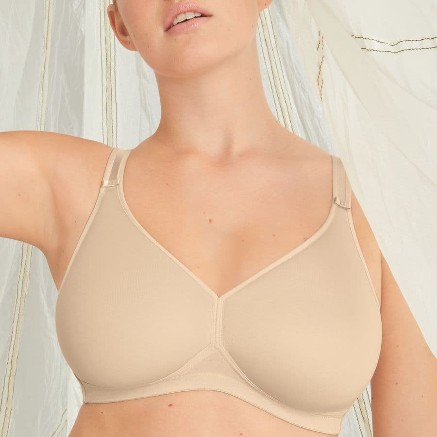 Minimizer bra, non wired, padded, selma pure, rosa faia.