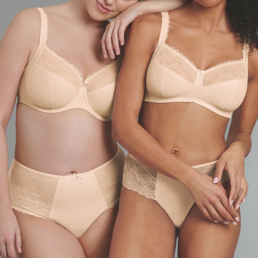 Minimizer bra, underwired, non padded, eloise, rosa faia.