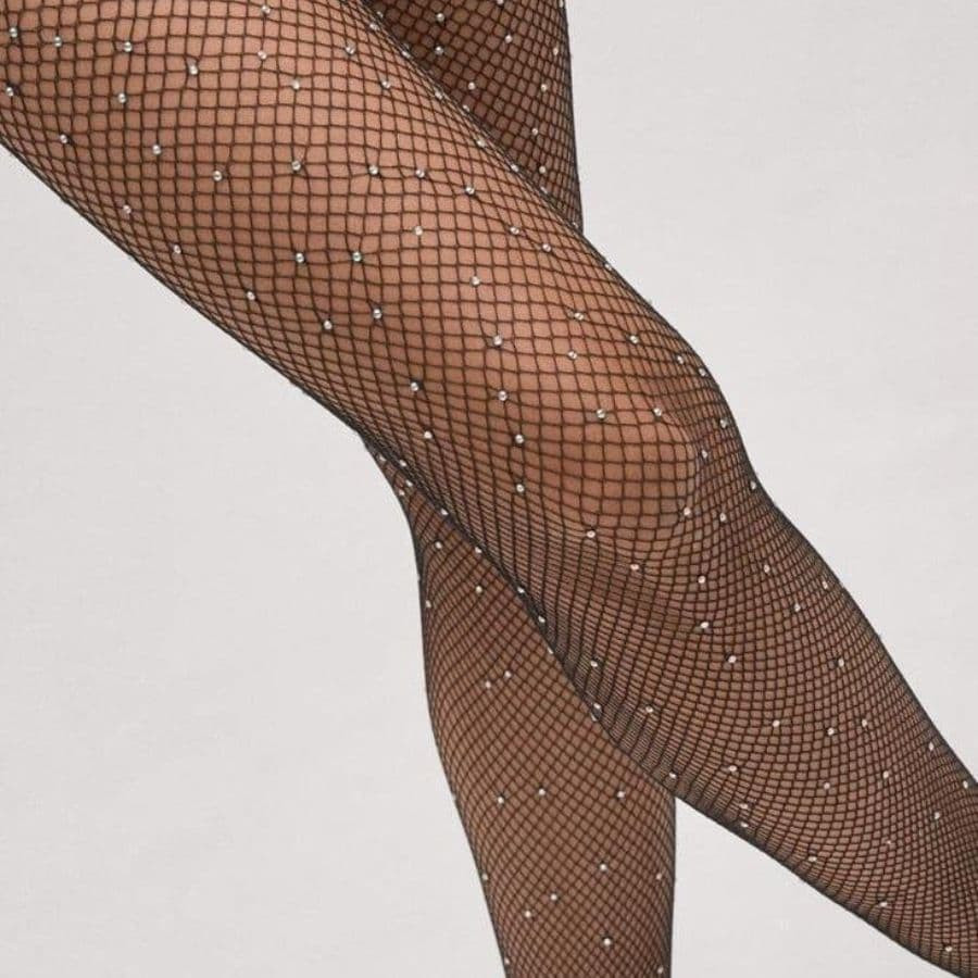 micro-fishnet tights, ysabel mora.