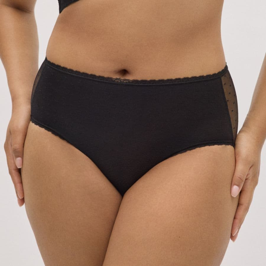 High waisted brief, plumeti, ysabel mora.