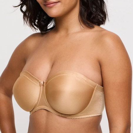 minimizer strapless bra, satin, primadonna.