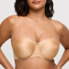 minimizer strapless bra, satin, primadonna. minimizer strapless bra, satin, primadonna.