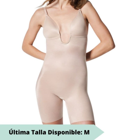 Body invisible super escotado y sin espalda, corte pantalón, spanx