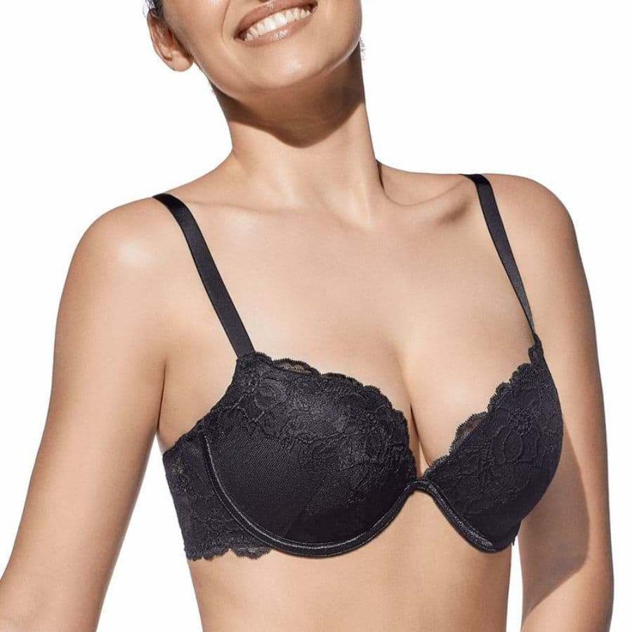 sujetador relleno push up escotado, noelia de selene.