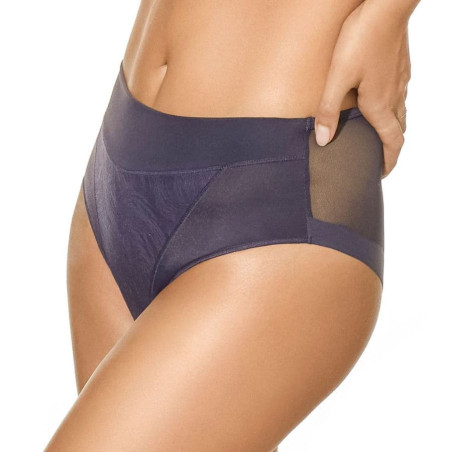 braga alta efecto vientre plano-tanga, violeta de selene.