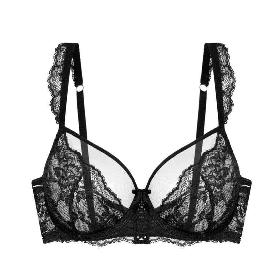 Full cup bra, underwired, non padded, lyra satin, dorina.