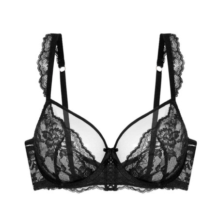 Full cup bra, underwired, non padded, lyra satin, dorina.