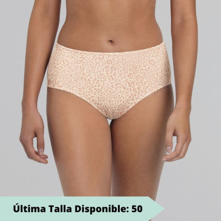 braguitas de talle alto estampadas, joy de rosa faia.