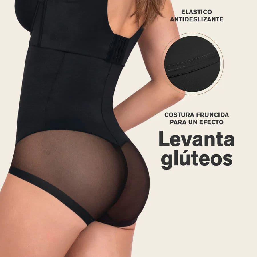 Faja braga de compresión fuerte, levanta glúteos de leonisa.