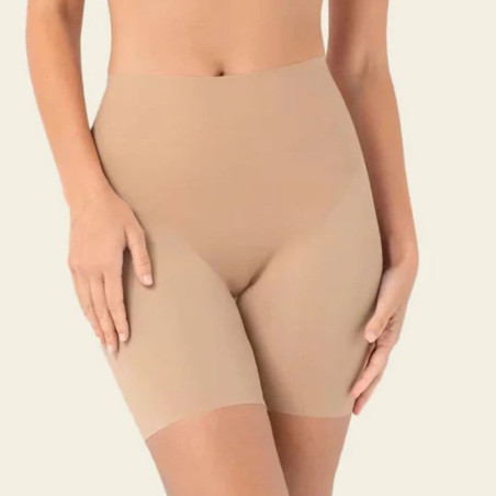 Moderate-compression invisible shaping short, leonisa.
