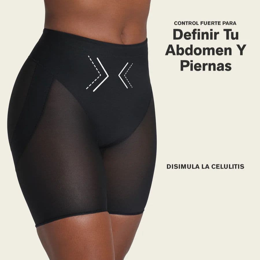 Shaping short with natural butt-lift, leonisa