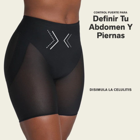 Shaping short with natural butt-lift, leonisa
